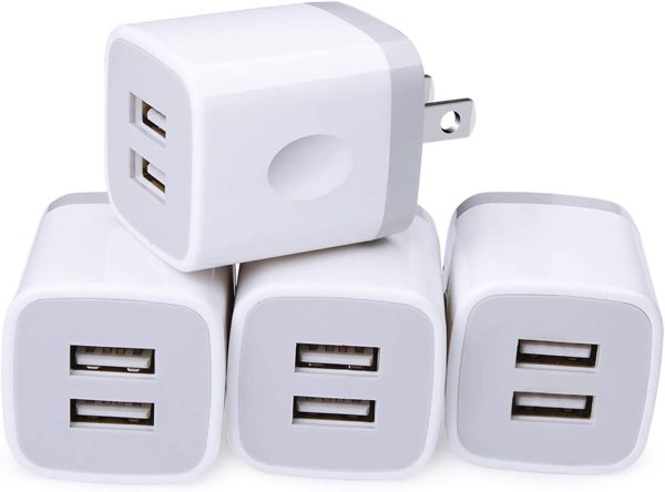 Home Travel Charger Plug USB Power Adapter Charging Station Base for iPhone